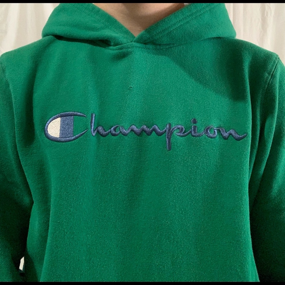 Men’s Green Champion Hoodie